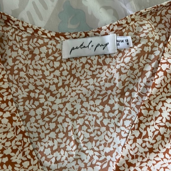 Petal And Pup Dancer Dress in Tan. Size 8 - Picture 8 of 12